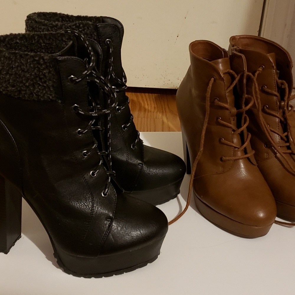 Boots, 2 pairs/1 price